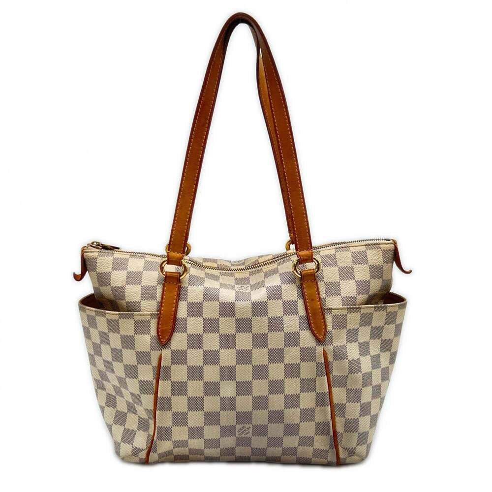 LOUIS VUITTON Brown Leather Bag